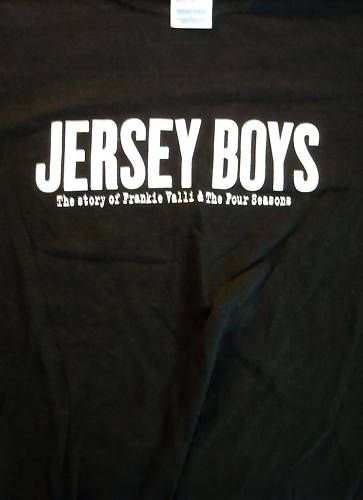 Jersey Boys T Shirt Large Frankie Valli Four Seasons