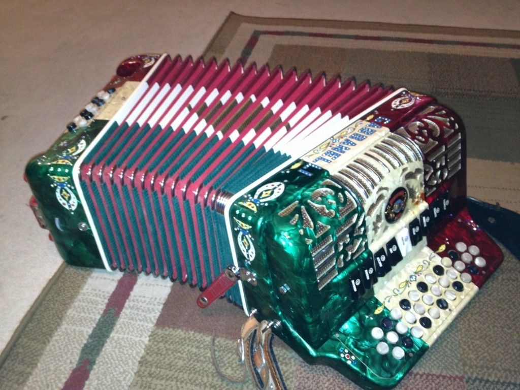 Gabbanelli Accordion Mexican Flag Edition