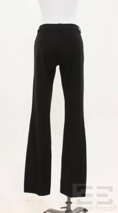 John Galliano Black Bootcut Trouser Pants