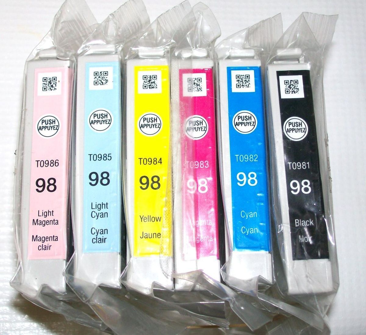 Epson 98 HIGH CAPACITY Ink Cartridges Genuine Artisan 725 800 810 837