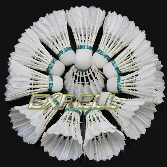  GOOSE Feather Shuttlecocks Birdies Badminton Ball Game Sport