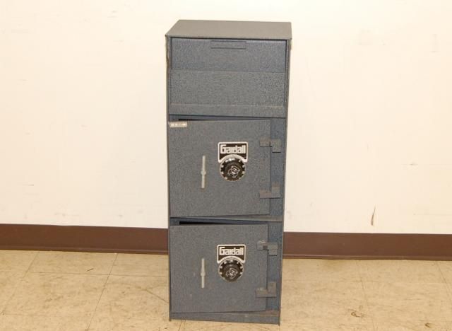 gardall combination safe front drop box two vaults used gardall