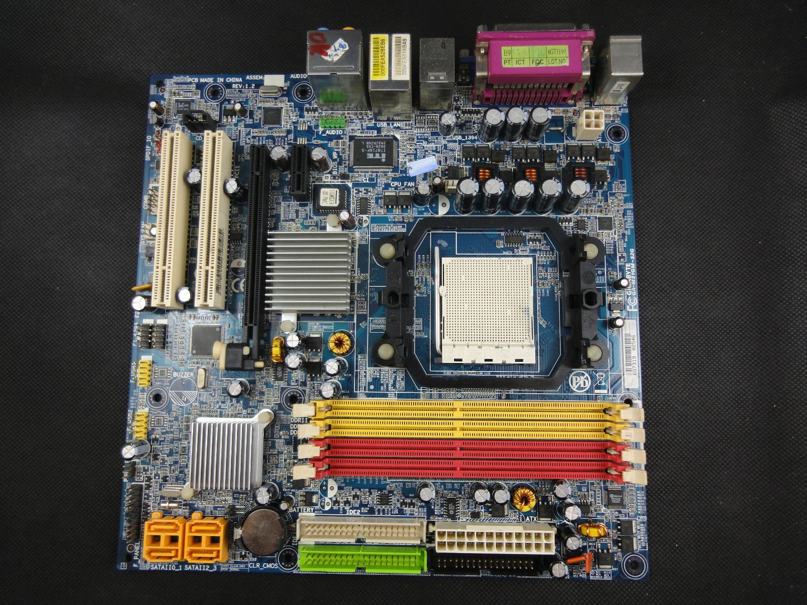 Gigabyte GA M51GM S2G GeForce 6100 nForce 430 AM2 AMD DDR2 Motherboard