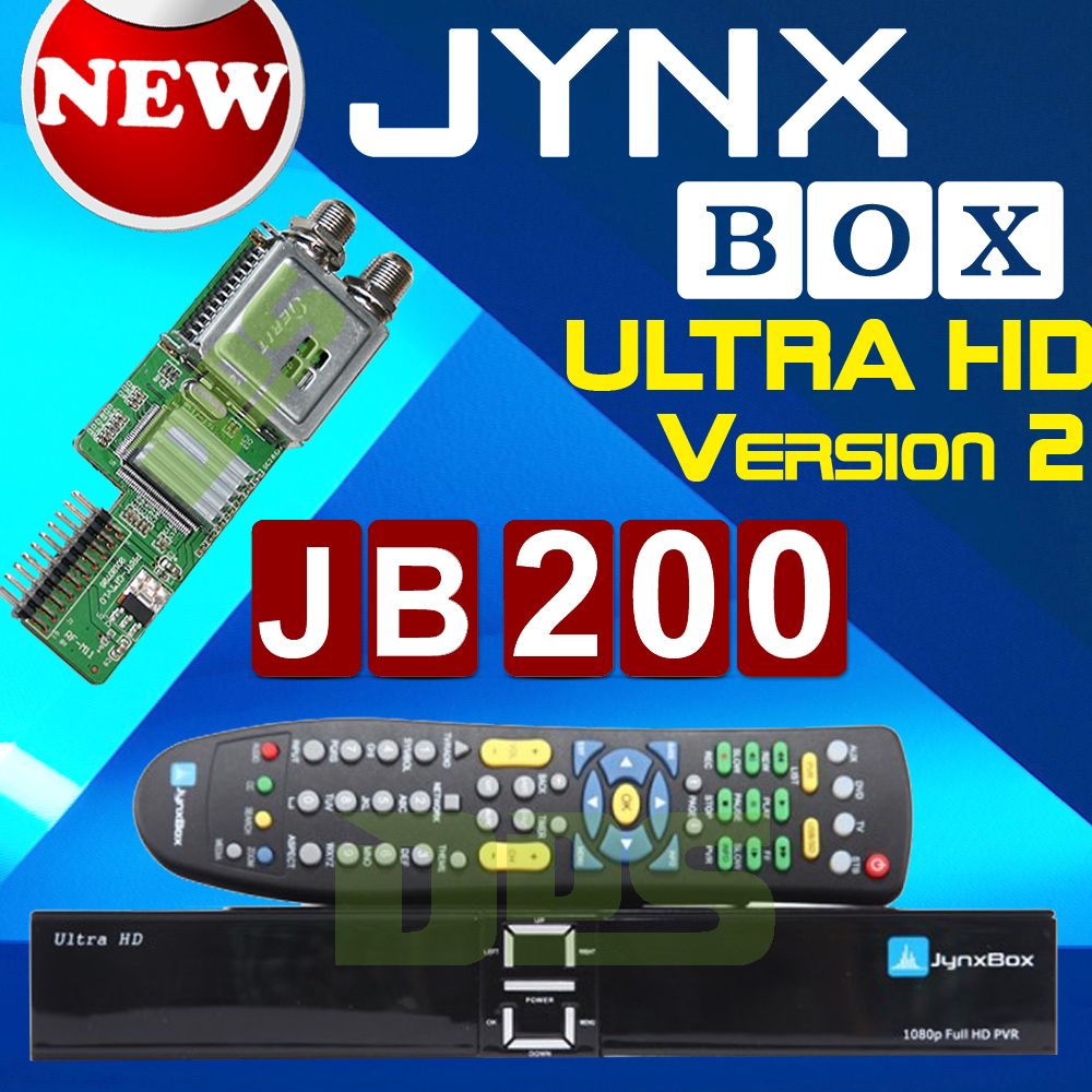 Jynxbox Ultra HD Version 2 1080p FTA Receiver w Newest JB200 Module