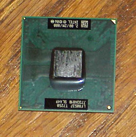  Core 2GHz T7250 CPU for Fujitsu LifeBook E Series E8310 SLA49