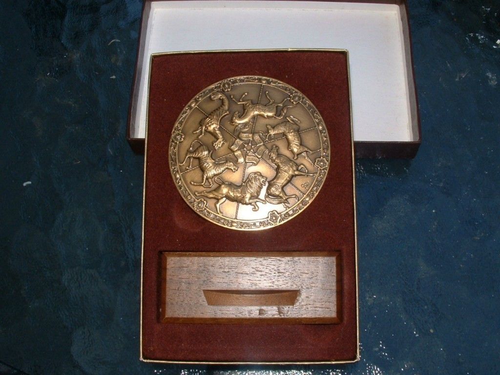 Medallic Art Co Bronze Horse Medal Carousel Marcel Jovine 1988