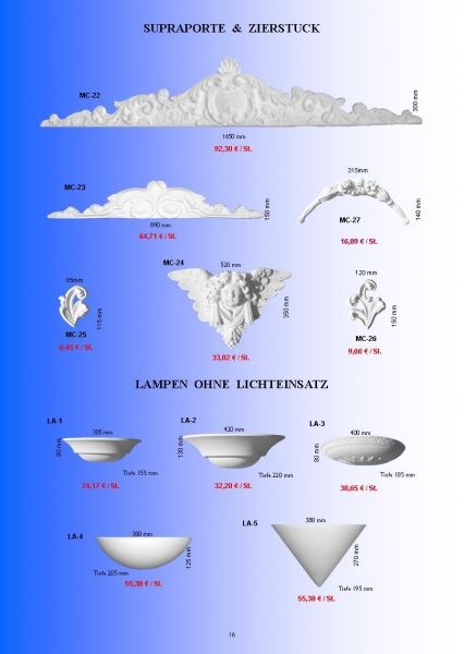 Stuckkatalog BALUSTRADE24 Gutschein Von 20 EUR Gipsstuck Außenstuck