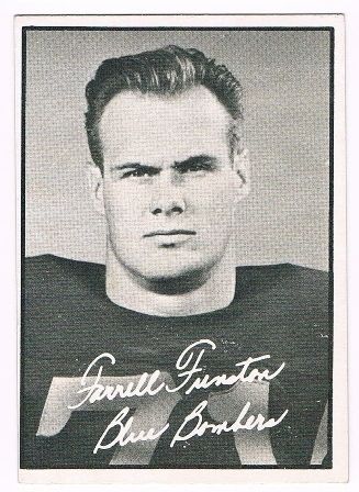 1961 Topps CFL 121 Farrell Funston EX MT