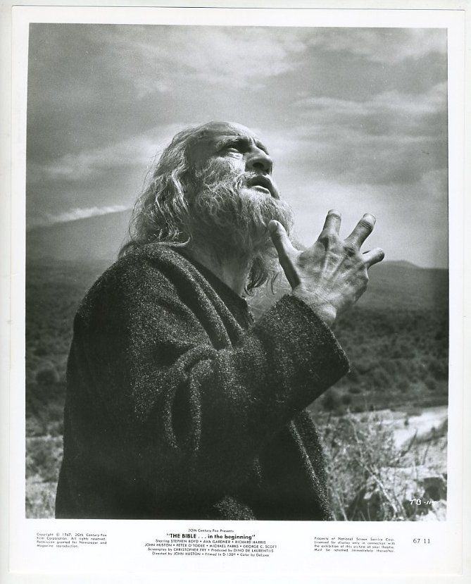 Movie Still George C Scott as Abraham The Bible in The Beginning 1966