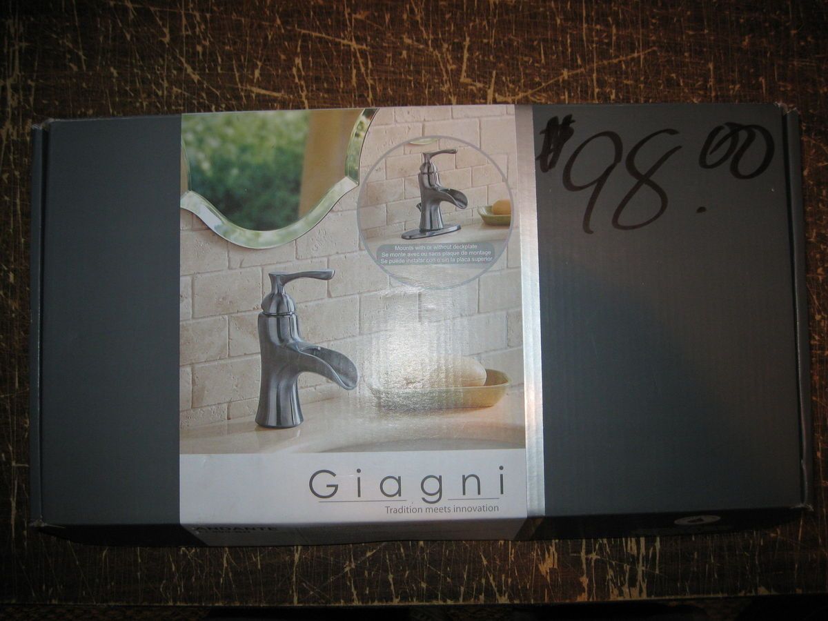 Giagni Andante Lavatory Faucet LL800 BN Brusched Nickel New