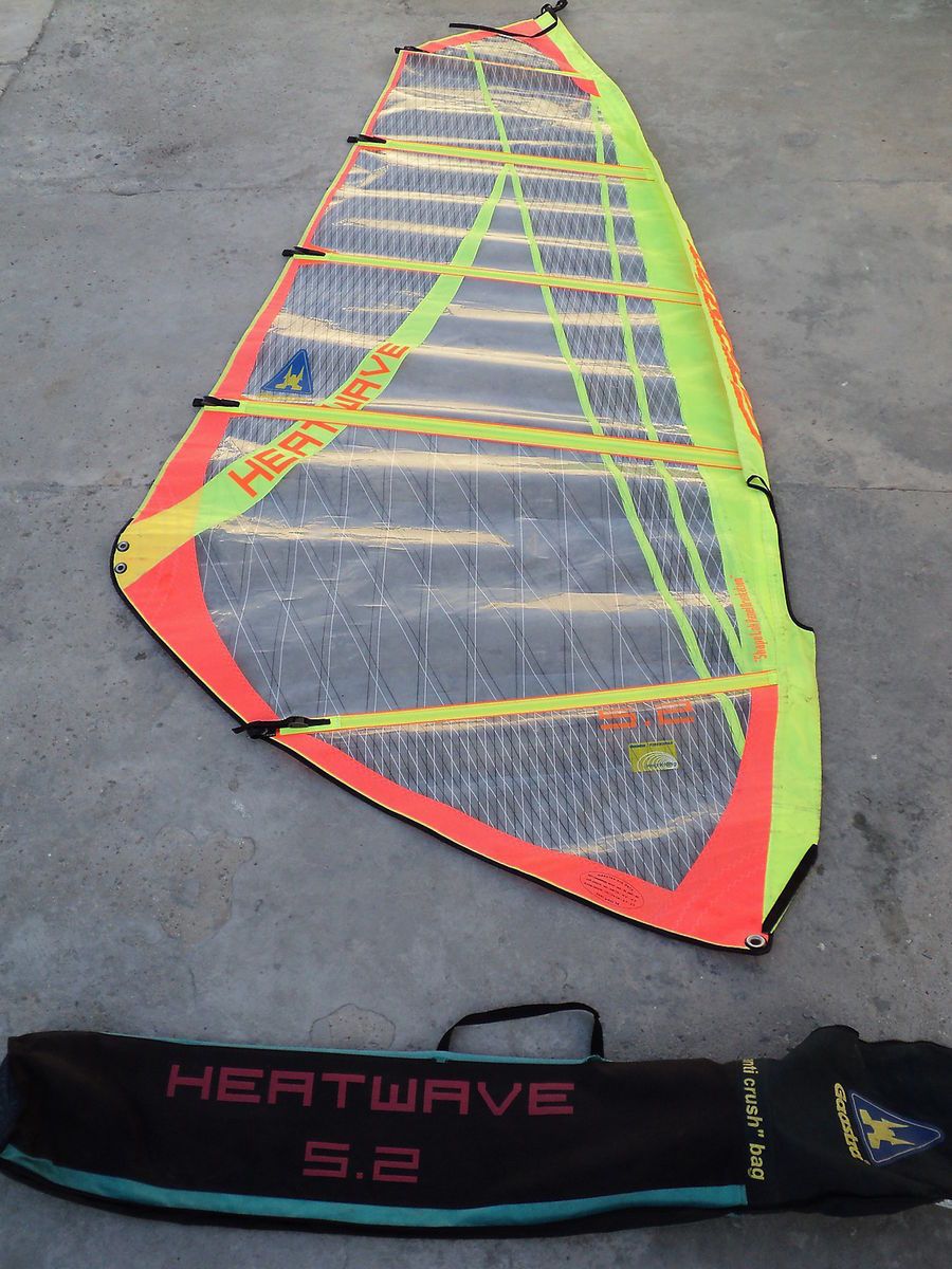 Gaastra Heatwave 5 2 Windsurf Sail Speed Surfing Wave Beach Air VGC