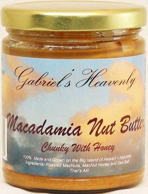gabriel s heavenly chunky with honey macadamia nut butter 8 oz jar