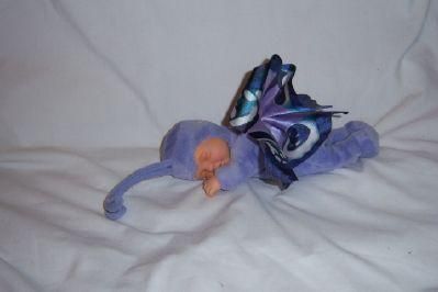 Anne Geddes Stuffed Doll Purple Butterfly 9 Unimax Toys Plush 2001