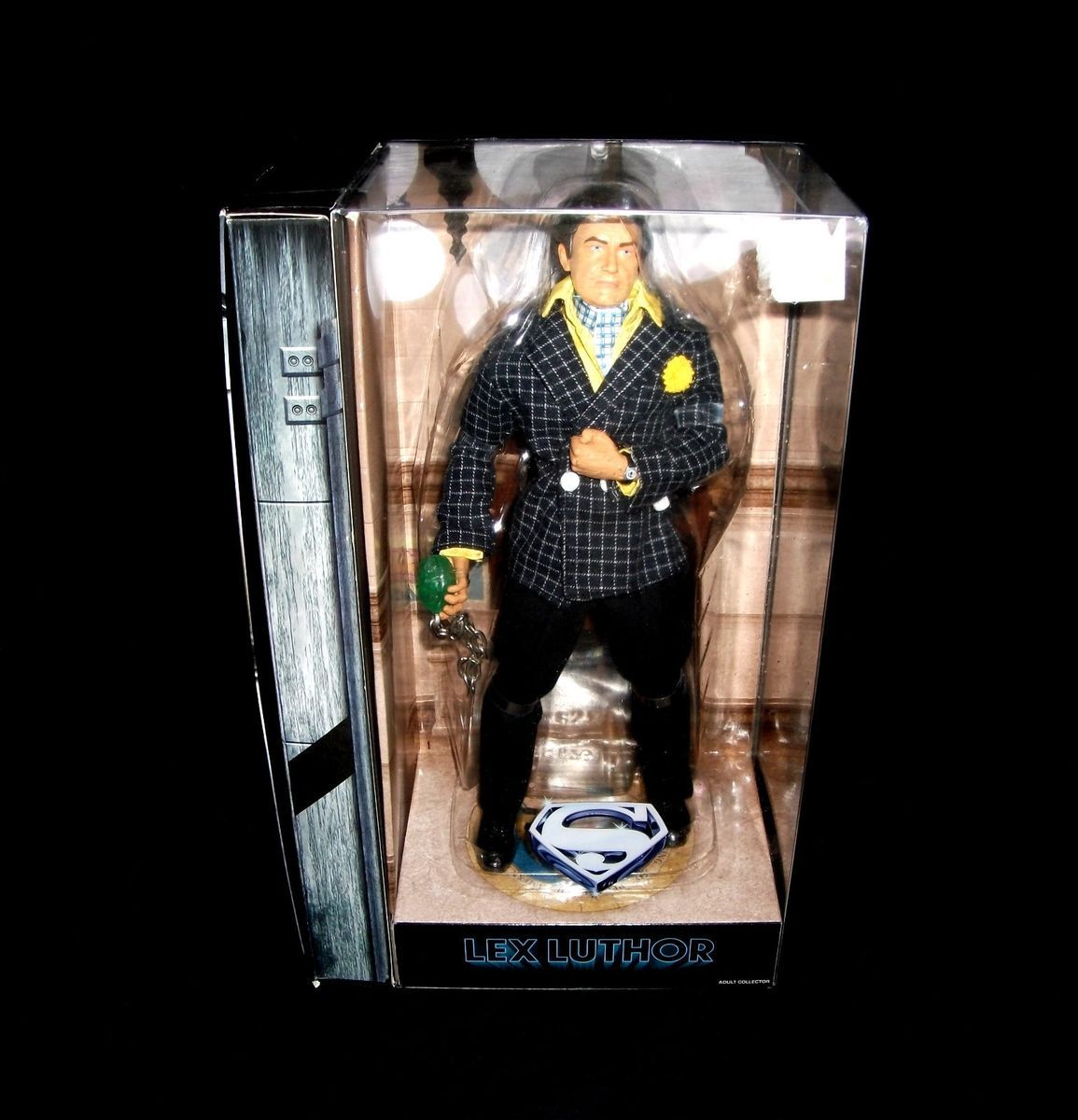 New LEX LUTHOR gene hackman MATTEL MOVIE MASTERS 12 ACTION FIGURE nib