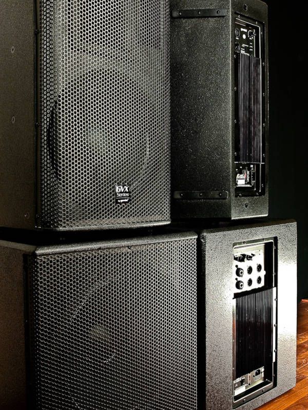  Speakers Sub System Gemini Subwoofer Tops Karaoke DJ PA Club Speakers