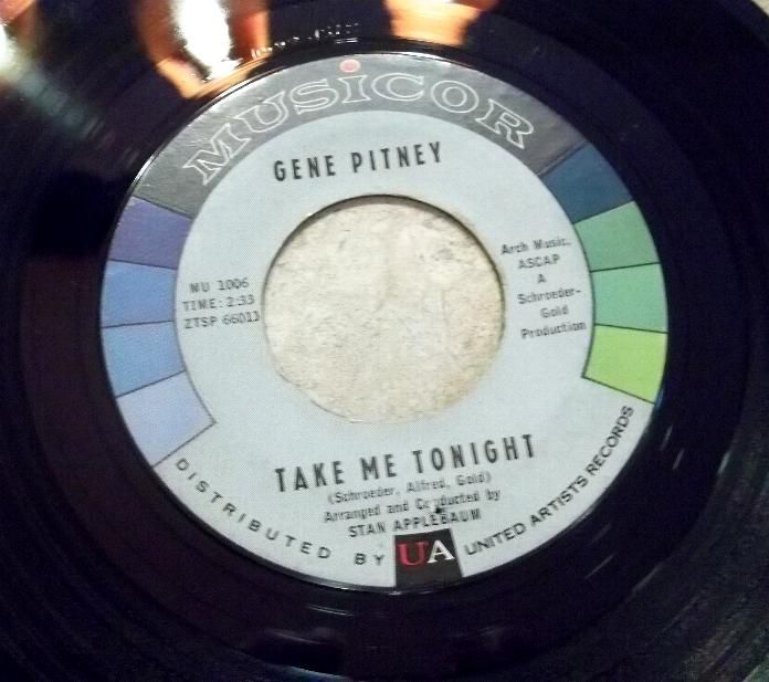 Gene Pitney U A 45 RPM Louisiana Mama Take Me Tonight