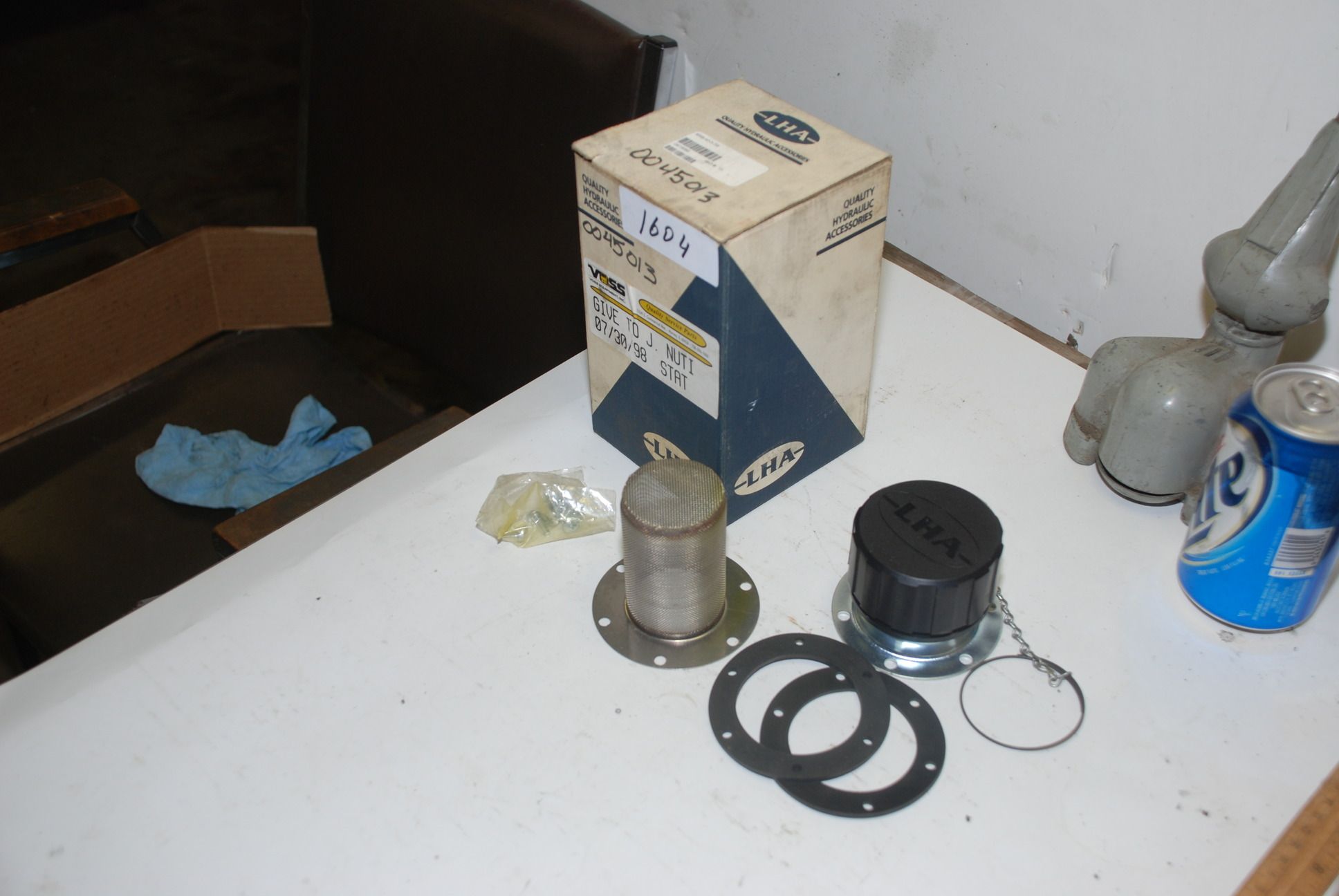 General Purpose Tank Filling Cap Bulkhead Fitting Filter Inv 1604