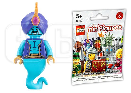 Blue Genie 16 Aladdin Figure Lego Minifigure Series 6 Collectible Mini