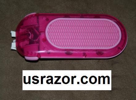 GILLETTE SENSOR WOMAN WOMEN Excel Razor Handle Shaver Pink Open