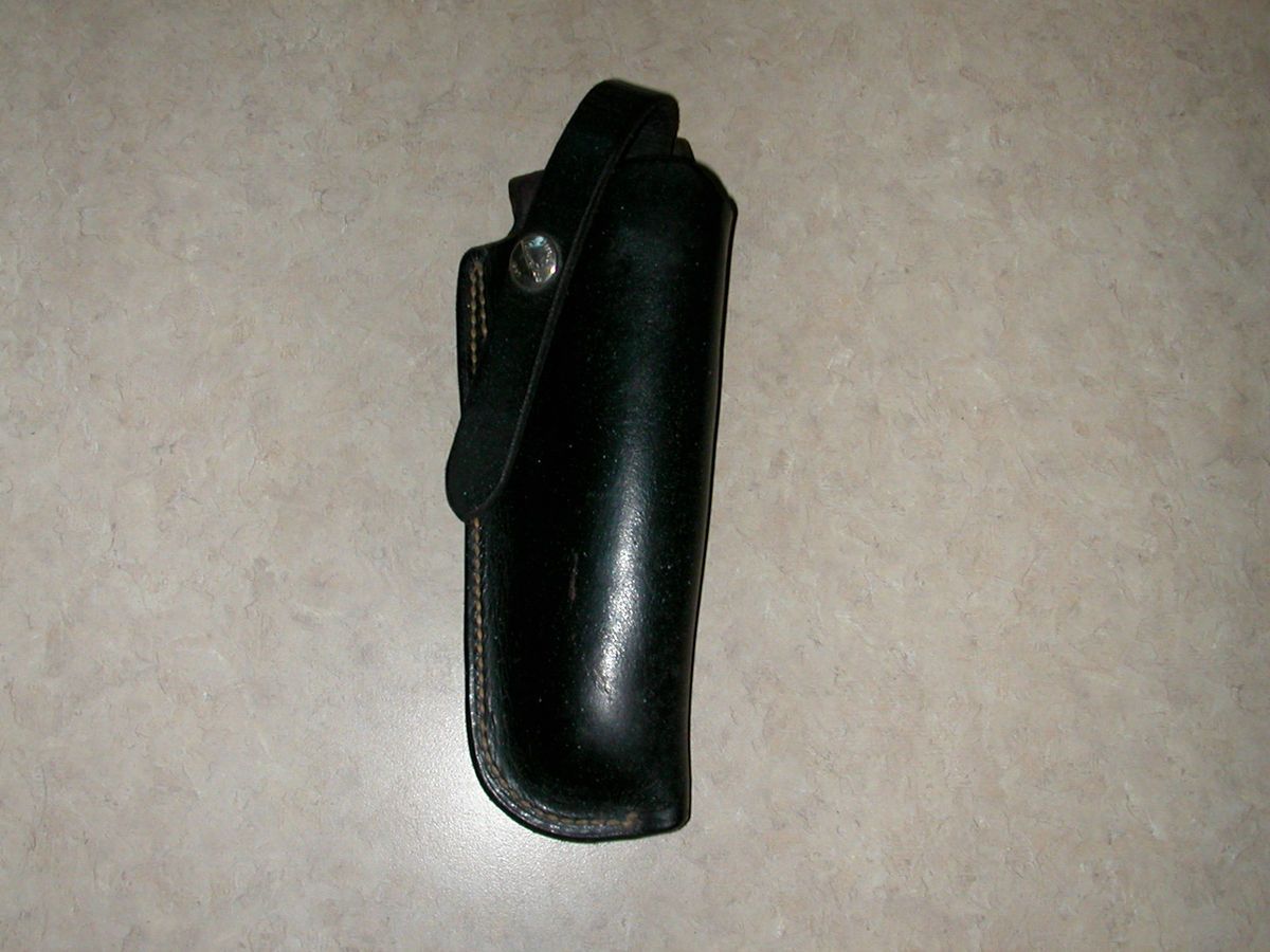 VINTAGE GEORGE LAWRENCE CO LEATHER GUN PISTOL HOLSTER STAMPED 120D 510