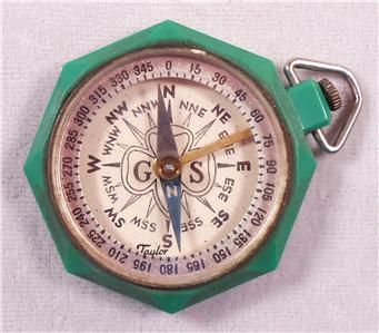 Vintage Girl Scouts Compass by Taylor USA