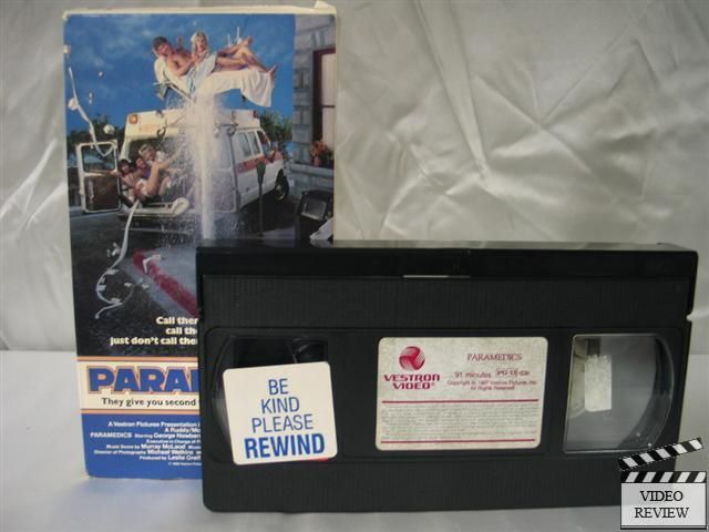 Paramedics VHS Ray Walston George Newbern