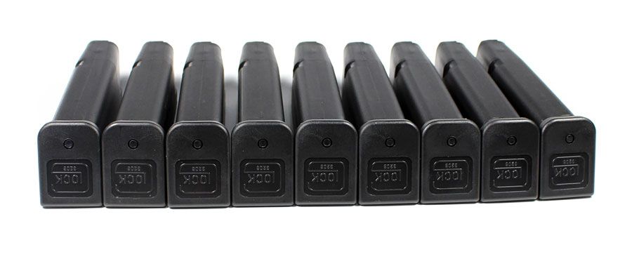 Glock 17 10 Round Magazines Buy 3 Fits G17 G19 G34 G26 9mm 19 34 26