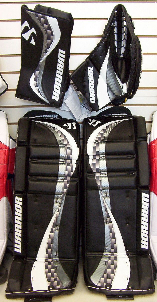 Warrior Swagger SR Hockey Goalie Leg Pads Glove Blocker