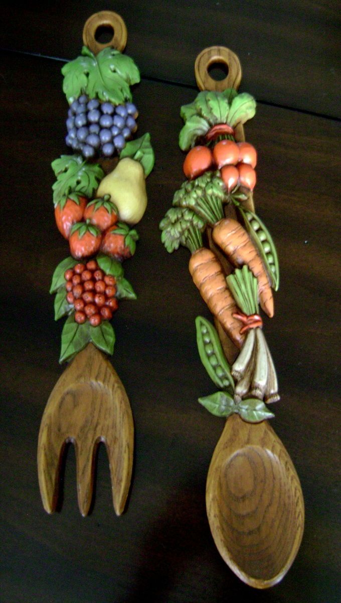 Look Retro Fork and Spoon Wall Decor Mid Century Fabulous