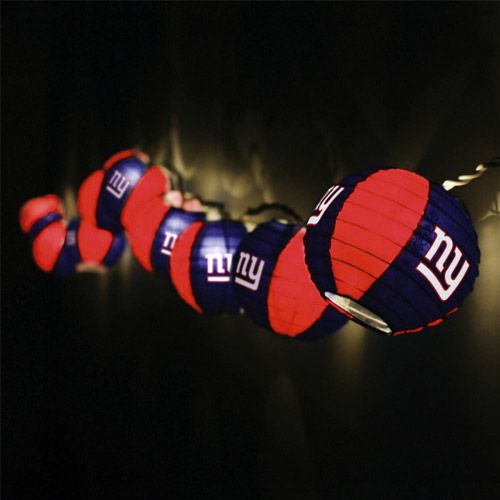 New York Giants Team Lanterns Lights Set