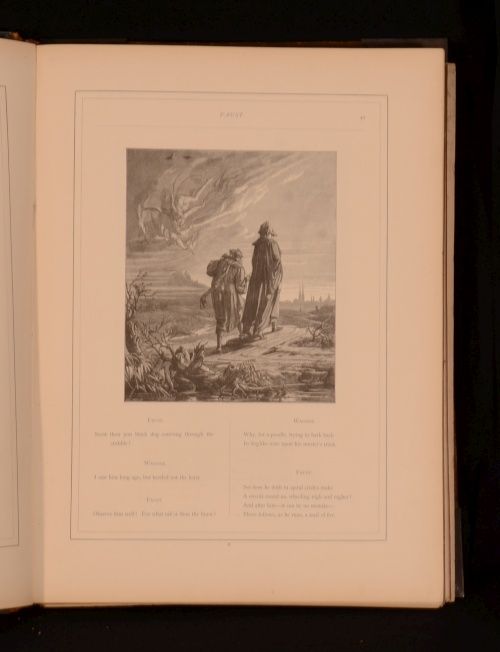 1877 Faust by Goethe Translated by Theodore Martin Illustrated by A