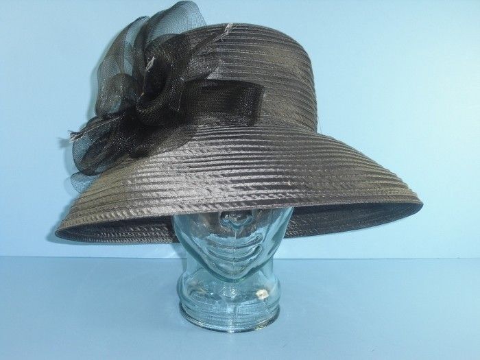 Giovannio One Size Silver Grey Dress Formal Kentucky Derby Womens Hat