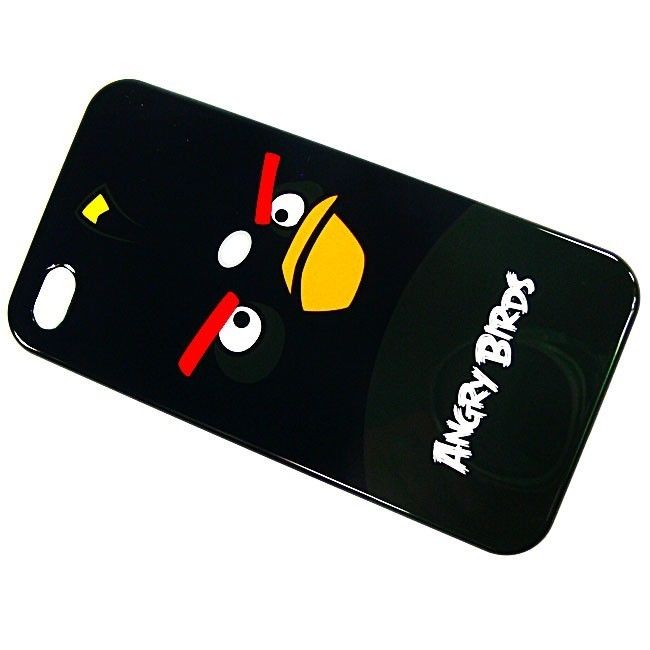 Gear4 Angry Birds Case for iPhone 4 0 5x2 6x4 8 in Black ICAB404G