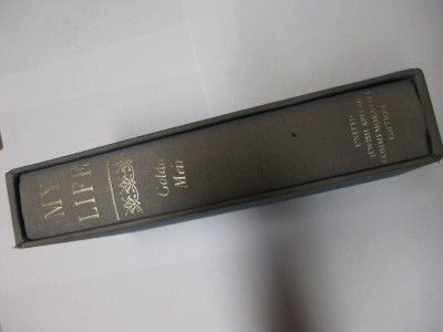 Signed Golda Meir My Life 1975 First American Edition Israeli Prime