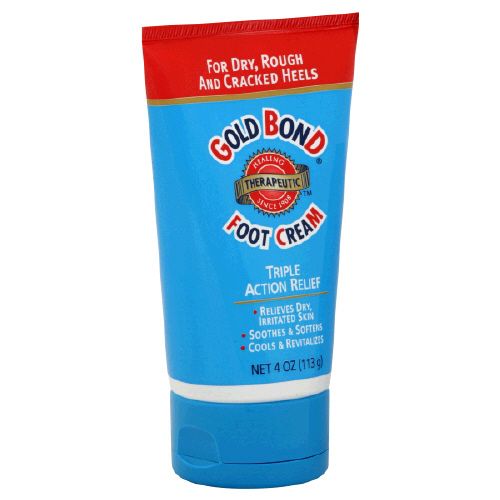 Gold Bond Foot Cream Triple Action Relief 4 oz Pack of 3