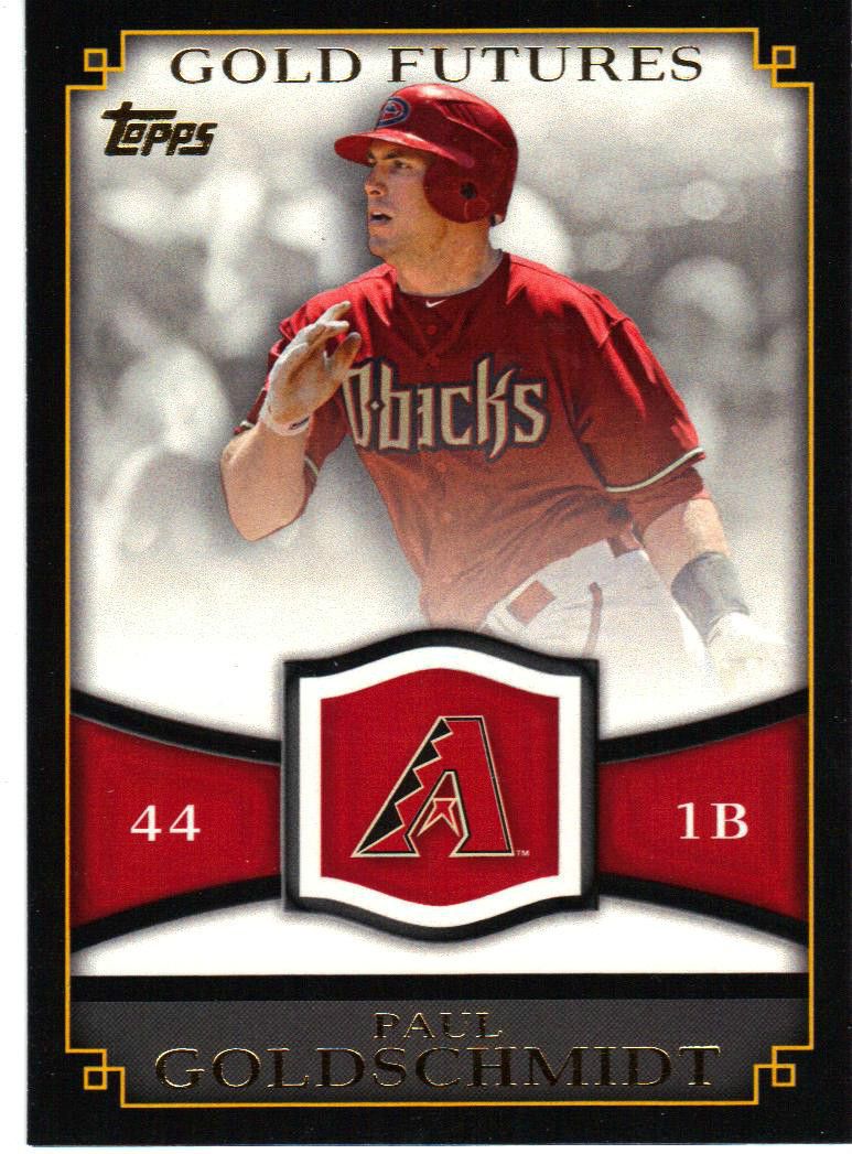 2012 Topps Gold Futures Paul Goldschmidt Diamondbacks