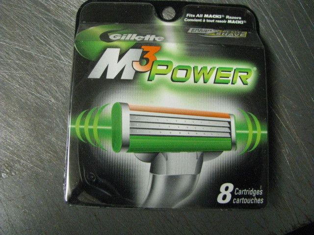 Gillette M 3 Power Razor Blades Authenic NIP Factory SEALED