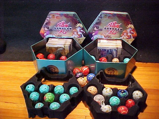 Large Bakugan Lot Arena Brawlers Cards Tins Etc