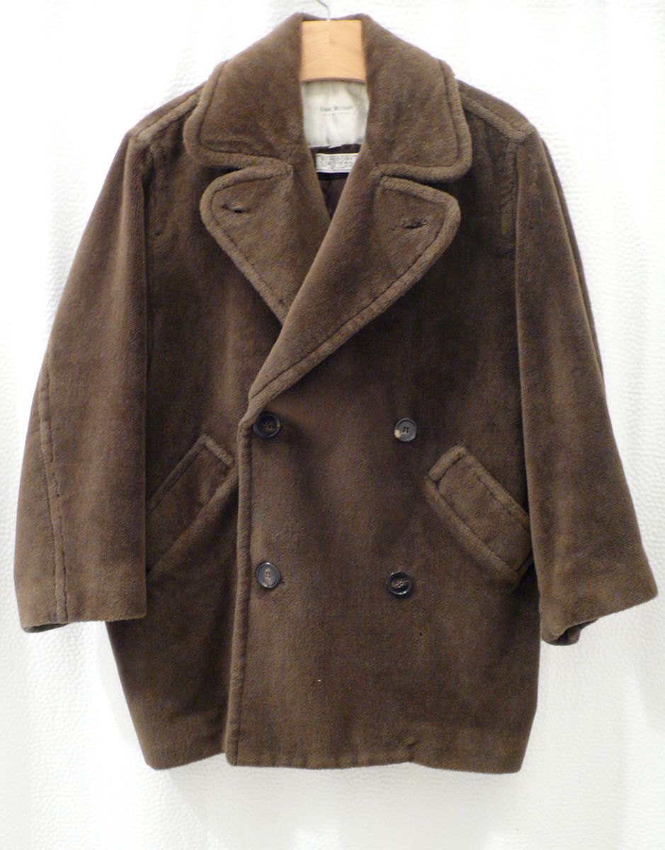  Isaac Mizrahi Plush Brown Wool Coat Sz Petite Bergdorf Goodman