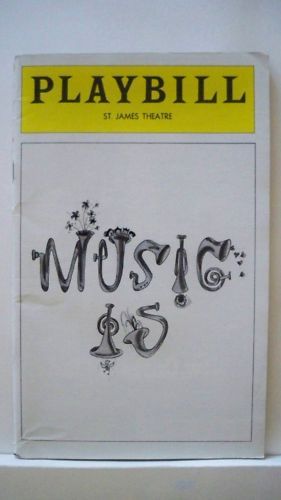 Music Is Playbill George Abbott Flop 12th Night 1976