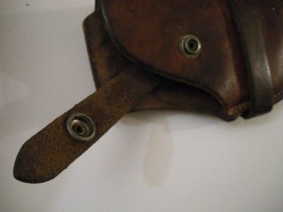 The George Lawrence Co Leather Gun Holster 10 Tan Vintage