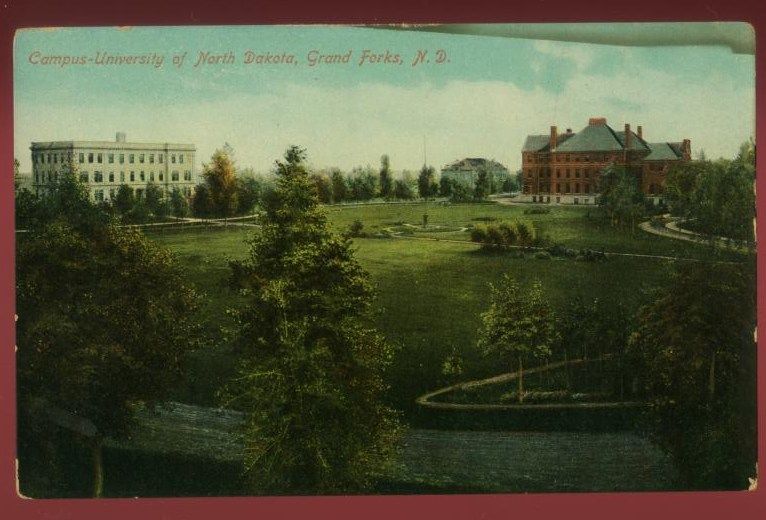 071811 University of North Dakota Grand Forks ND Postcard