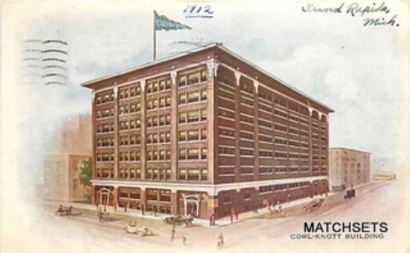 1912 GRAND RAPIDS, MICHIGAN Corl Knott Building Artist Impression