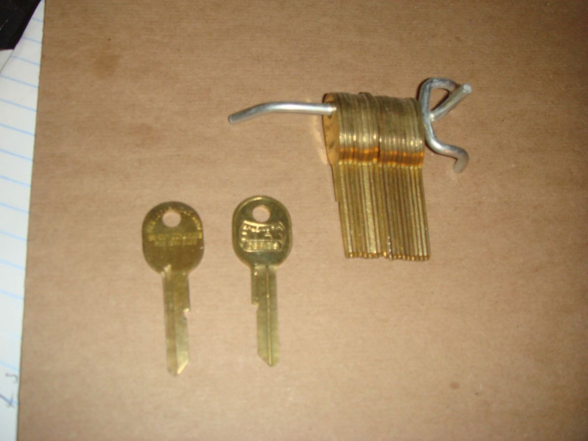 20 Locksmith GM Secondary Key Blank Fits All Letter Keys