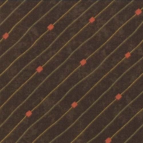 Grand Finale Sandy Gervais Moda Quilt Fabric Diagonal Brown 17596 13