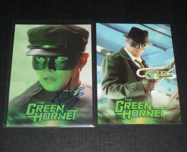 GREEN HORNET Seth Rogan Kato Jay Chou Auto Autograph SET 7 Limited to