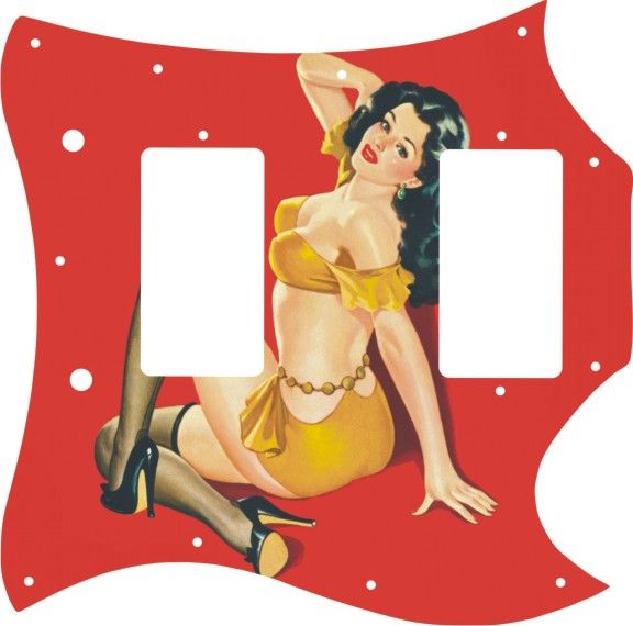 Pickguard for Gibson SG Standard Guitar Pin Up Girl 3