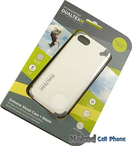 WHITE GRAY PUREGEAR DUALTEK HARD CASE COVER + SCREEN SHIELD FOR APPLE