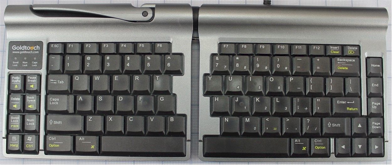 Goldtouch GTP 0055 Wired USB Travel Keyboard Color Graphite Free SHIP