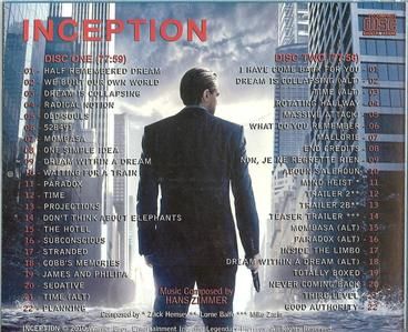 Inception Hans Zimmer Complete 2 CD Score Mint Condition